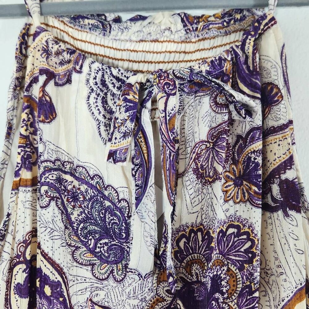 Band of the Free Paisley Tiered Maxi Dress Size Small Wedding Guest Dress - Picture 6 of 10